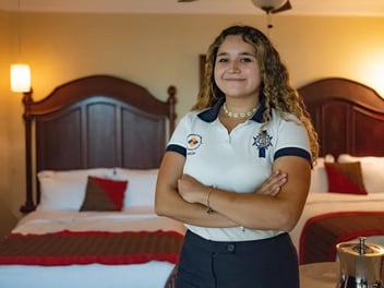 Estudiante de Dirección Internacional de Hoteles de la Universidad Anáhuac Cancún.