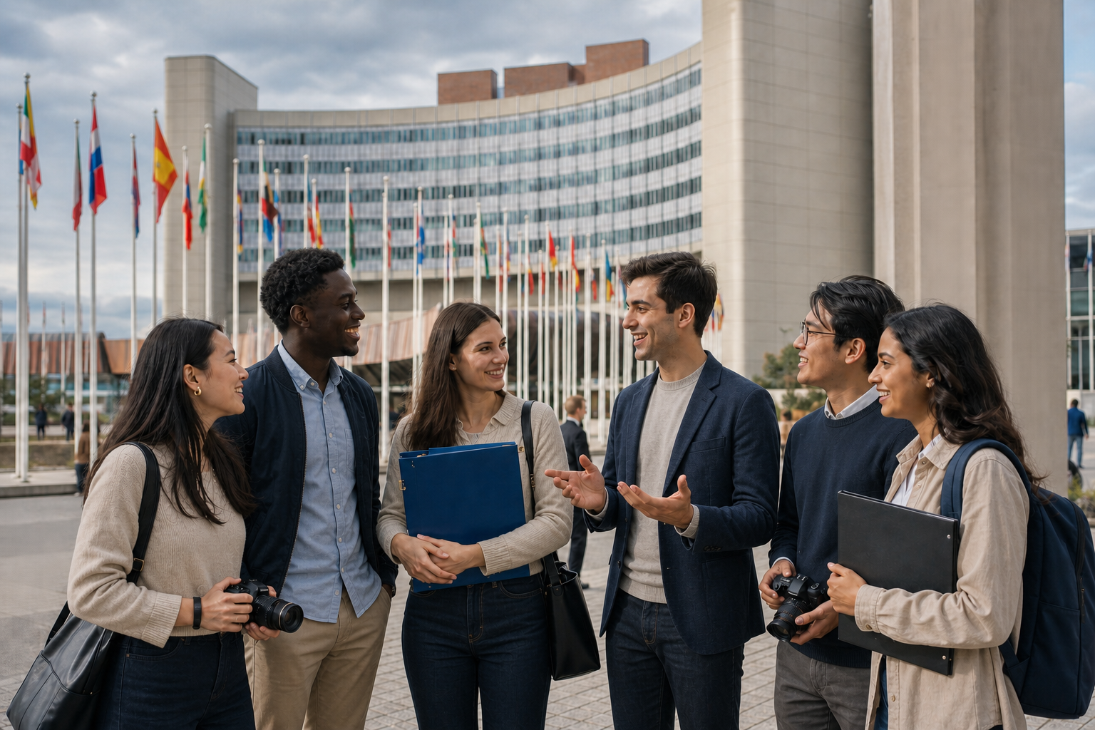 University Students Visiting United Nations in Geneva Switzerland-1