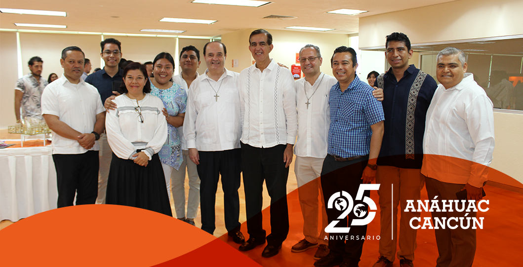 En el marco del 25 aniversario de la Universidad Anáhuac Cancún, se celebra la Misa de Acción de Gracias por el XXIII Aniversario Sacerdotal del P. Jesús Quirce L.C.