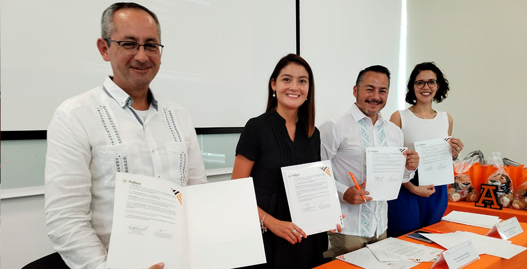 Firma la Universidad Anáhuac de Cancún un convenio con los Institutos  Cumbres Cozumel, Cumbres International School Cancún y Cumbres Chetumal