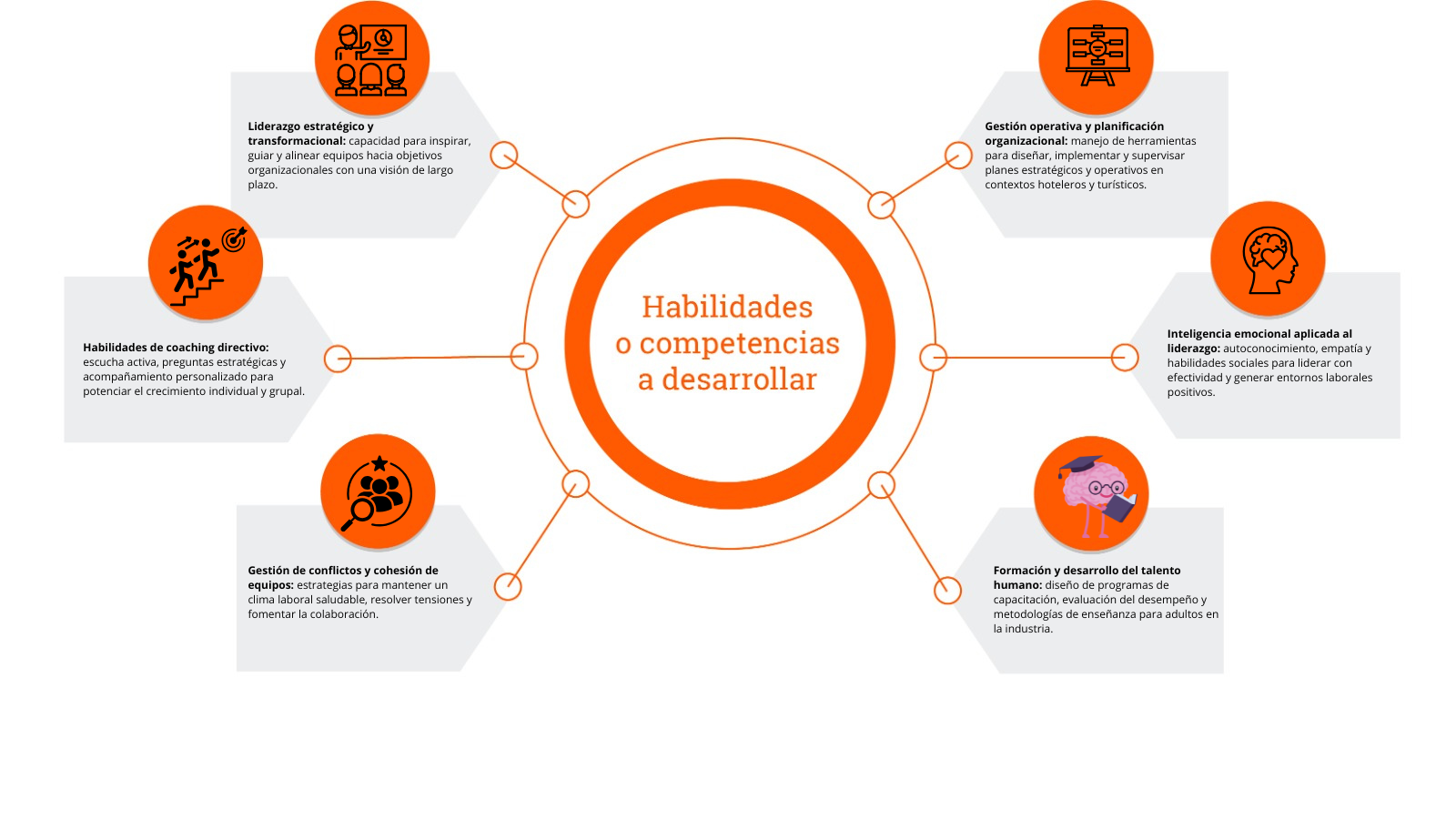 Habilidades a desarrollar Diplomado en Habilidades Directivas y Liderazgo para la Hospitalidad Habilidades a desarrollar Diplomado en Habilidades Directivas y Liderazgo para la Hospitalidad