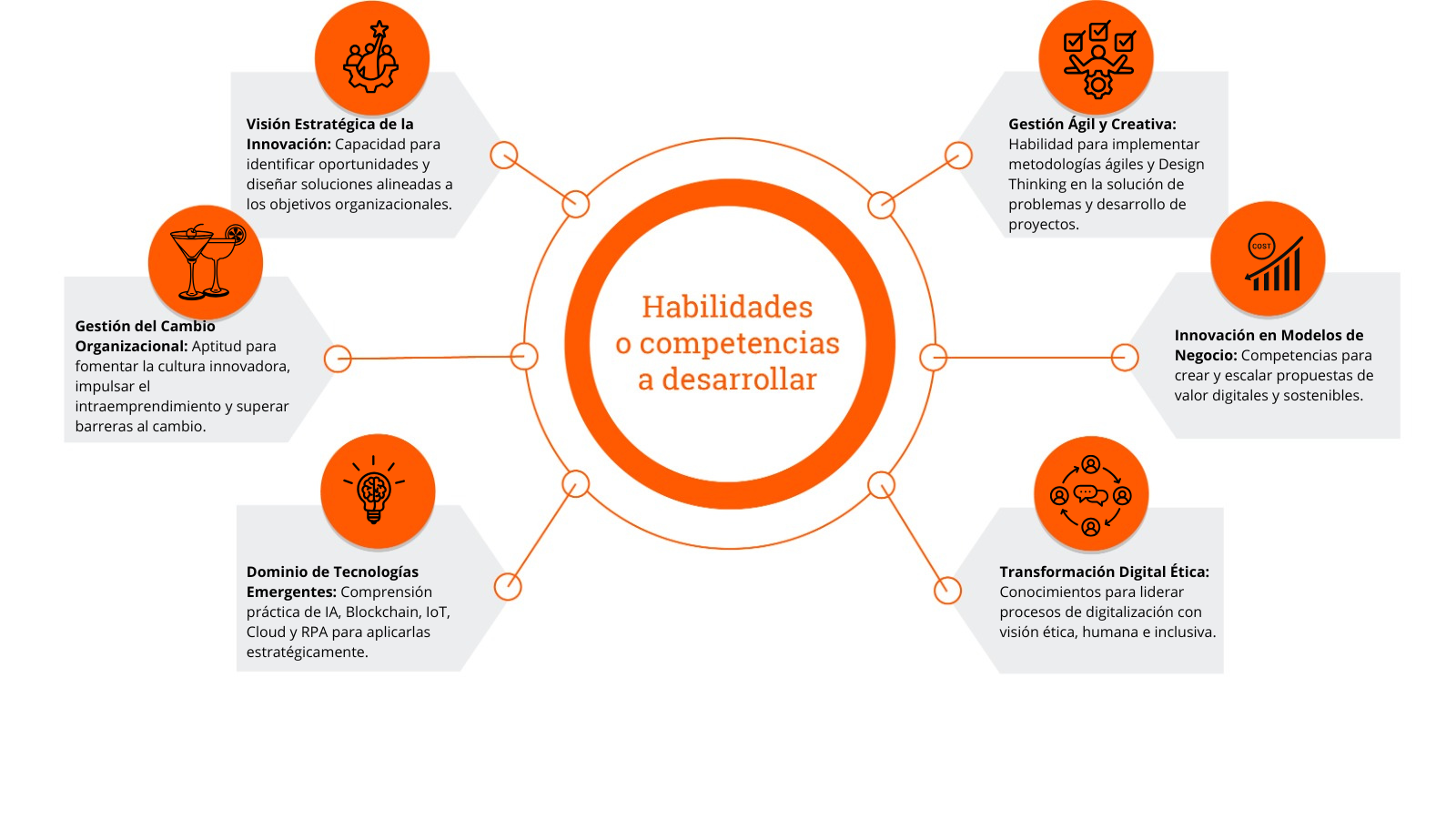 Habilidades a desarrollar  Transformación Digital