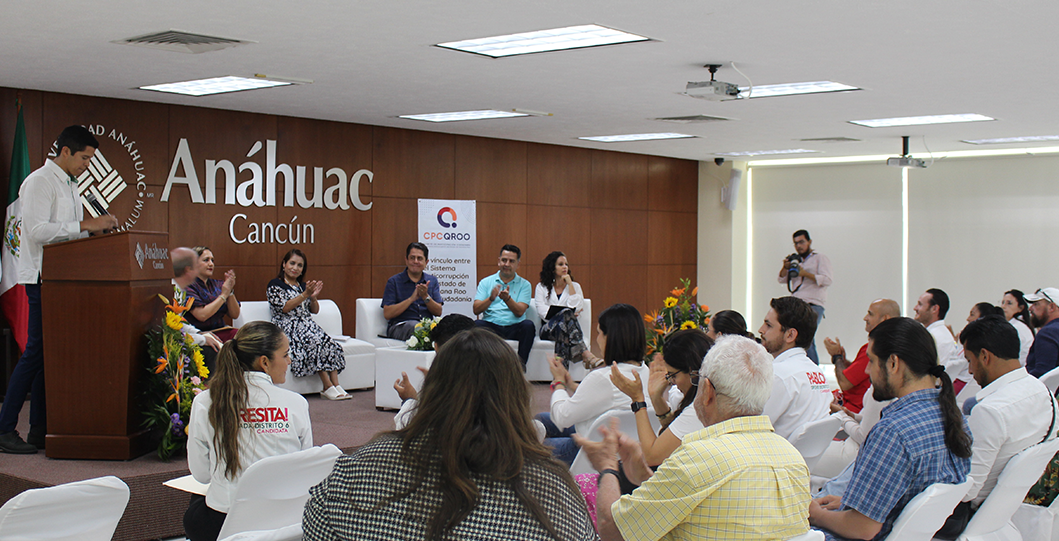 Realiza la Universidad Anáhuac Cancún un Conversatorio con Candidatos a Diputados de los Distritos I al XI y una Firma de Compromisos Anticorrupción