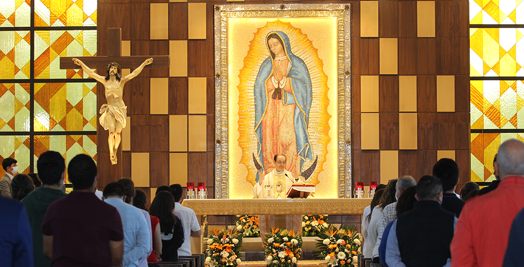 Anáhuac Cancun University celebrates its Holy Mass at the beginning of the semester.