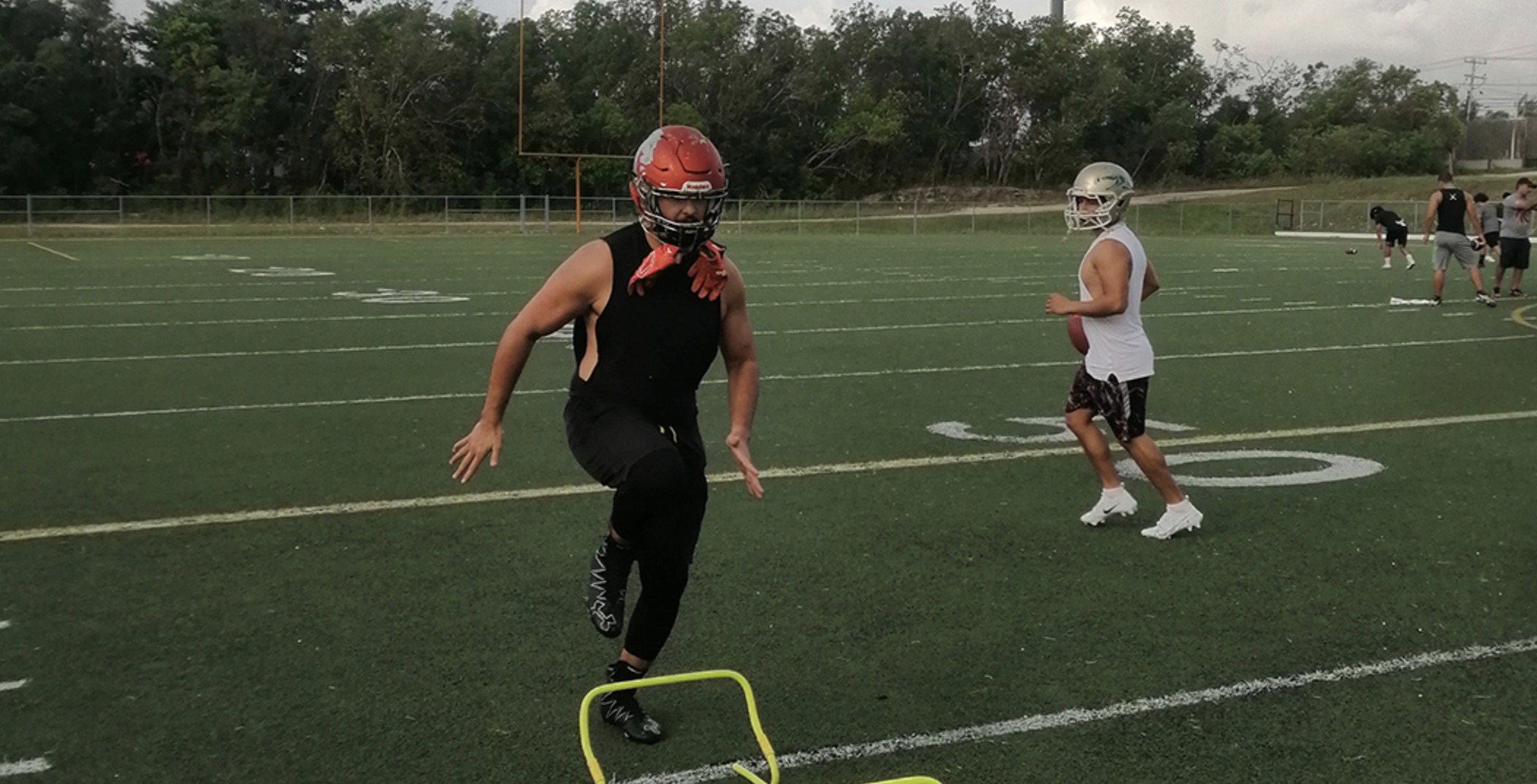 The American Football team Leones Anáhuac Cancún FBA started training for the 2021 season.